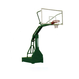 社区用电动液压篮球架定制,晶康公司,钦州电动液压篮球架