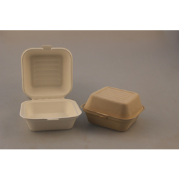 厂家供应一次性环保纸浆餐盒外卖打包盒一次性饭盒