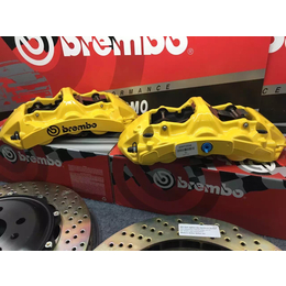 宝马E90前轮刹车改装bremboGT大六活塞卡钳套件带黑卡