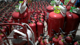 维修七氟丙烷灭火装置和干粉灭火器  销售消防器材