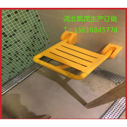 供应新款509折叠带支架浴凳  固定卫生间尼龙折叠椅