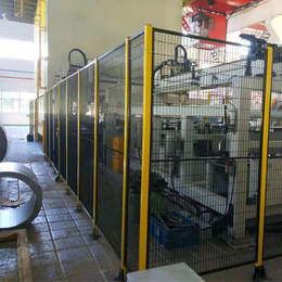 青岛黄岛供应机器人车间隔离网 移动仓库隔离网
