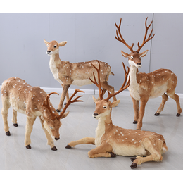 鹿模型园林景观动物造型摆设装饰工艺品摆件大型动物模户外