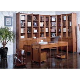 实木书柜,福满多家具实木门定制,实木书柜哪家好