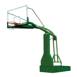 冀中体育公司、绵阳液压篮球架、社区用电动液压篮球架