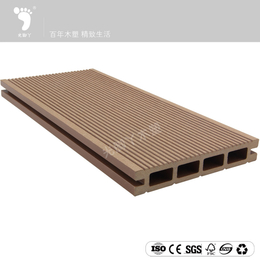 山东木栈桥步行街工程 木塑户外地板 30年使用免维护塑木地板缩略图