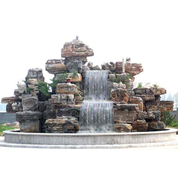 山西假山鱼池定制|鸿艺假山喷泉|山西假山鱼池