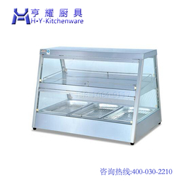 炸类食物保温保湿机器 多功能食物保温柜报价双层食物保温展示柜