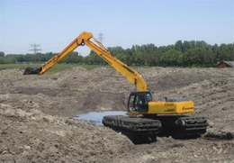 水陆挖掘机-宏宇出租大型挖掘机-租用水陆挖掘机