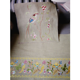 沙发垫刺绣订制-沙发垫刺绣-新概念绣花加工订单(查看)