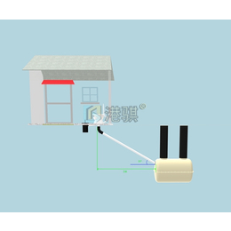农村家用化粪池2立方标准图纸-港骐