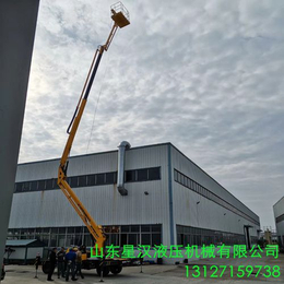 咸阳市液压升降作业车 18米高空举升机供应 折臂自行式升降车