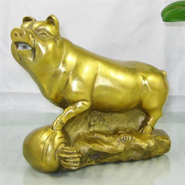 重庆铜猪-铜猪景观雕塑-兴悦铜雕铜猪定做(****商家)