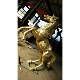 3米玻璃钢马雕塑|北京玻璃钢马|恒保发铜雕厂(图)