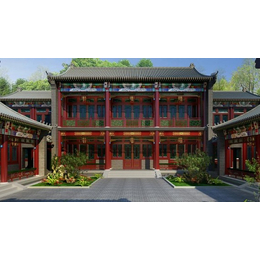 太原四合院-北方园林古建-别墅四合院价格