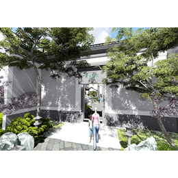 庭院设计效果图-南京庭院设计-奥美景观