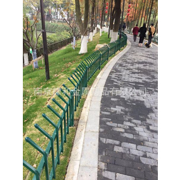 南京绿化带护栏 镇江草坪围栏 镀锌管园林栏杆 南京隔离栏