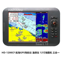 海洋10寸12寸船用导航仪海图仪红外遥控 HD-1200C
