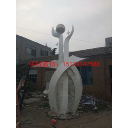 新疆校园不锈钢雕塑 乌鲁木齐学校入口不锈钢雕塑厂家定制