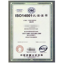 广西ISO14001、深圳东方信诺(图)