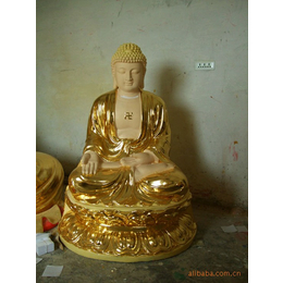 恒天铜雕(图),1米高纯铜全鎏金佛像,江苏鎏金佛像