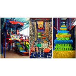 弹性迷宫厂家儿童乐园设计弹性网格定制儿童拓展乐园