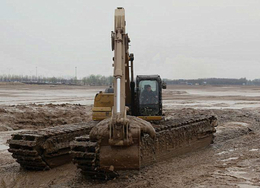 荆州水上挖掘机-宏宇出租水陆两种挖机-水上挖掘机出租