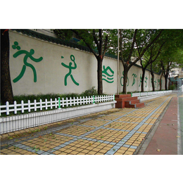 pvc草坪护栏,绿色pvc草坪护栏,创鸿装饰