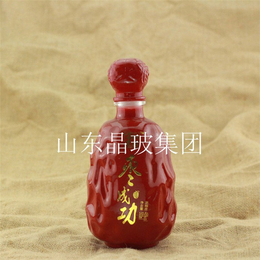 白酒瓶玻璃酒瓶500ml_神农架林区玻璃酒瓶_山东晶玻