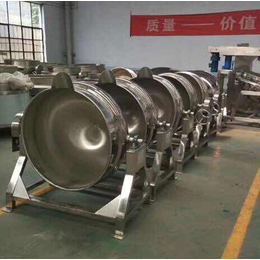 诸城神龙机械-安徽蒸汽可倾夹层锅-蒸汽可倾夹层锅厂家