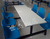 学校单位员工食堂餐桌 多种款式钢制食堂餐桌椅供应缩略图3