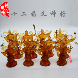 十二生肖守护神佛像 十二药叉神将佛像 广州琉璃佛像工厂