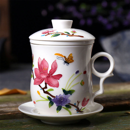 陶瓷礼品办公茶杯套装定制生产厂家