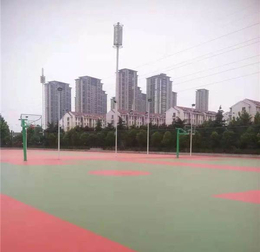 篮球场地板施工-耐福雅-篮球场地板
