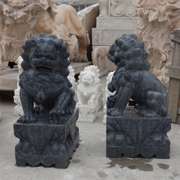 爱强石雕(图)|汉白玉石雕狮子|黑龙江石雕狮子