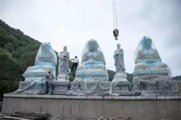 上海汉白玉石雕观音像-实创雕塑(推荐商家)