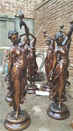 台湾公园景观铜雕铸造厂-恒天铜雕(****商家)