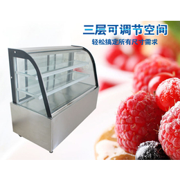 达硕冷冻设备生产(图),玻璃蛋糕柜单价,吕梁玻璃蛋糕柜