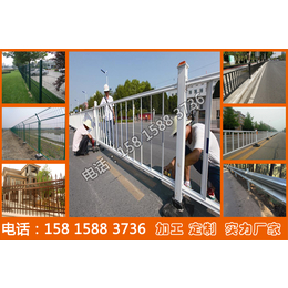 广州市政园林防护栏供应 现货人行道铁栏杆 佛山交通护栏定做
