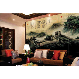重庆背景墙,美克沃德,瓷砖背景墙