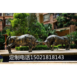 上海雕塑厂定制铜牛雕塑城市公园小区景观雕塑