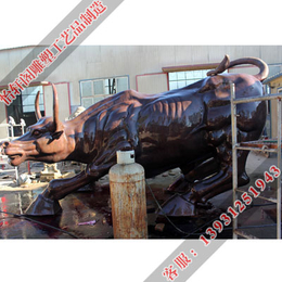 怡轩阁铜雕厂-青海大型开拓牛铜雕塑铸造厂