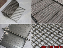金属耐高温材质网带(图)-白钢输送网带-漯河输送网带