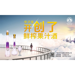 张家港鲜榨果汁酒-广东华子龙厂家(图)-鲜榨果汁酒批发