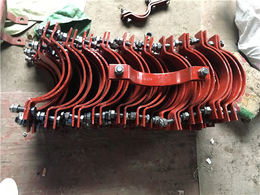 化工A13双螺栓管夹保冷管用-海北双螺栓管夹-海润管道