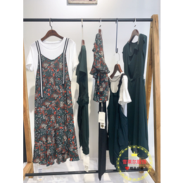 广州红雨鸶品牌夏季女装折扣石井服装市场