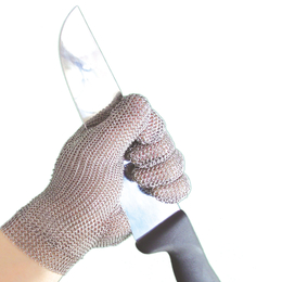 德国USAFE不锈钢防护手套双层钢丝环焊接防切割手套