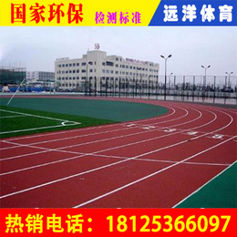 广东远洋复合型塑胶跑道施工标准厚度