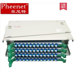 菲尼特光纤配线单元箱24芯光纤配线箱12口数据配线架