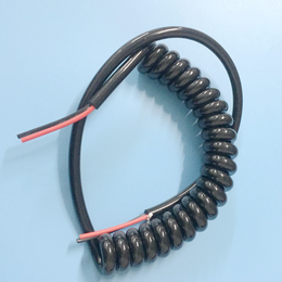 手轮弹簧线 PU弹簧线 2芯0.75平方螺旋线